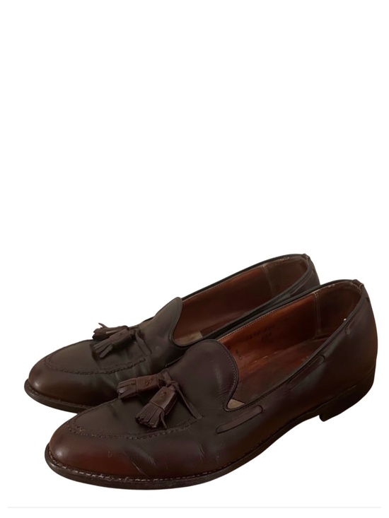 Rare Vtg Alden Penny Loafers Shoes Mens Sz 10 A/C Brown Cordovan Leather Tassel main image 5